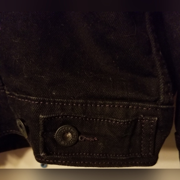 Men’s Levi’s Black Denim Trucker Jacket XXL - Picture 3 of 9